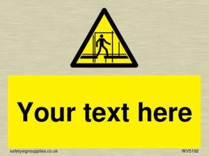 Custom Scaffold Incomplete Sign