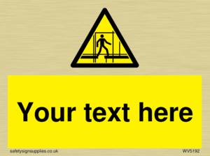 Custom Scaffold Incomplete Sign