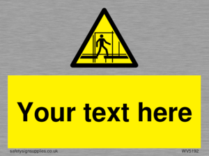 Custom Scaffold Incomplete Sign