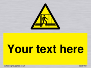 Custom Scaffold Incomplete Sign