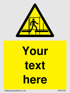 Custom Scaffold Incomplete Sign