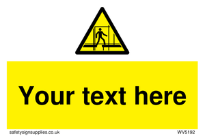 Custom Scaffold Incomplete Sign