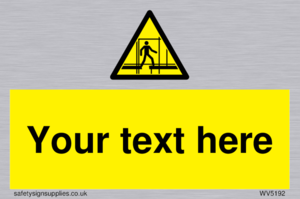 Custom Scaffold Incomplete Sign