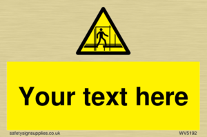 Custom Scaffold Incomplete Sign