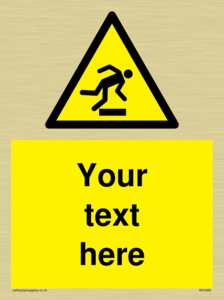 Custom Trip Hazard Sign