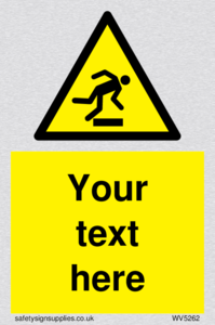 Custom Trip Hazard Sign