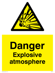 Danger Explosive atmosphere