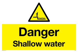 Danger Shallow water