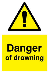 Danger of drowning