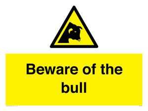 Beware of the bull