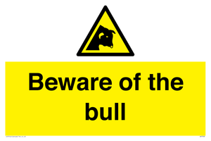 Beware of the bull