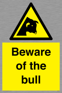 Beware of the bull