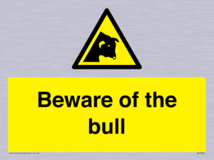 Beware of the bull