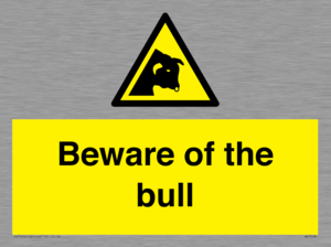 Beware of the bull