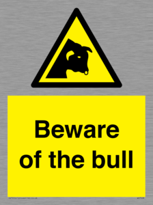 Beware of the bull