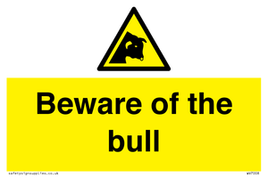 Beware of the bull