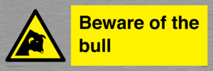 Beware of the bull