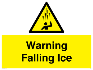 Warning Falling Ice