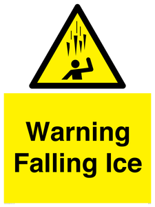 Warning Falling Ice
