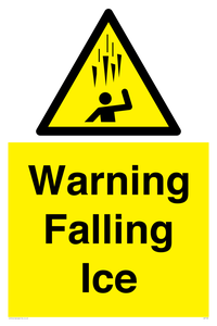 Warning Falling Ice