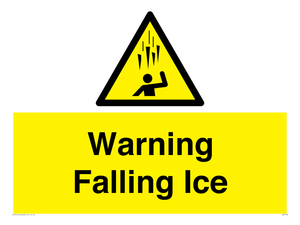 Warning Falling Ice