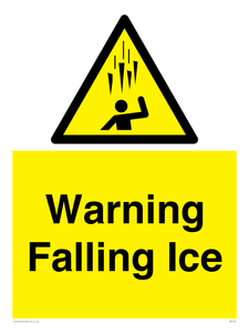 Warning Falling Ice