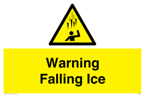 Warning Falling Ice