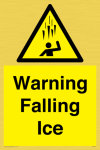 Warning Falling Ice