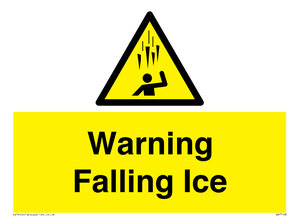 Warning Falling Ice