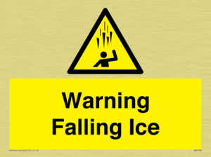 Warning Falling Ice