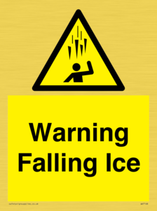 Warning Falling Ice