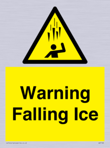 Warning Falling Ice