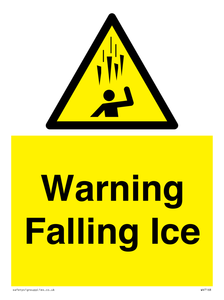 Warning Falling Ice