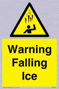 Warning Falling Ice