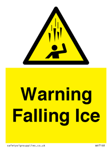 Warning Falling Ice