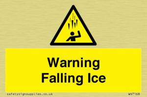 Warning Falling Ice