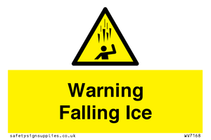 Warning Falling Ice