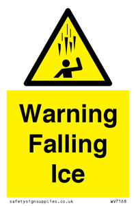 Warning Falling Ice