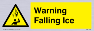 Warning Falling Ice