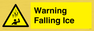 Warning Falling Ice