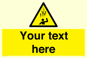 Custom Falling Ice sign