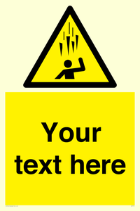 Custom Falling Ice sign