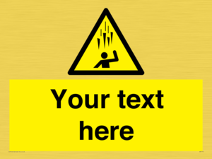 Custom Falling Ice sign