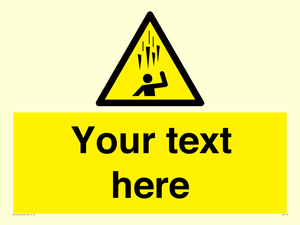 Custom Falling Ice sign