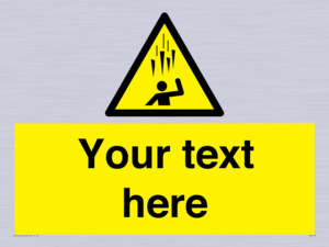 Custom Falling Ice sign