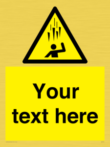 Custom Falling Ice sign