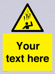 Custom Falling Ice sign