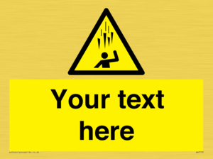 Custom Falling Ice sign