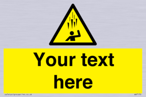 Custom Falling Ice sign