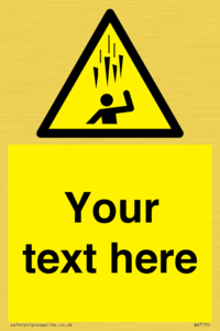 Custom Falling Ice sign